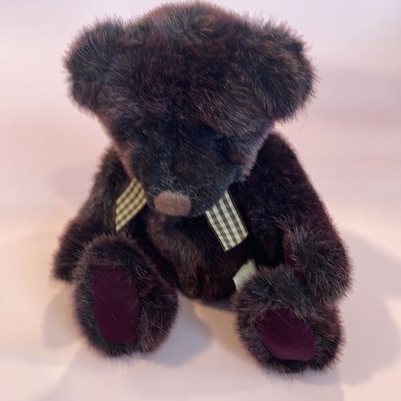 Winslow Plum Bear Plush Collectable Vintage Purple Teddy Bear Excellent Cond… - Picture 6 of 9